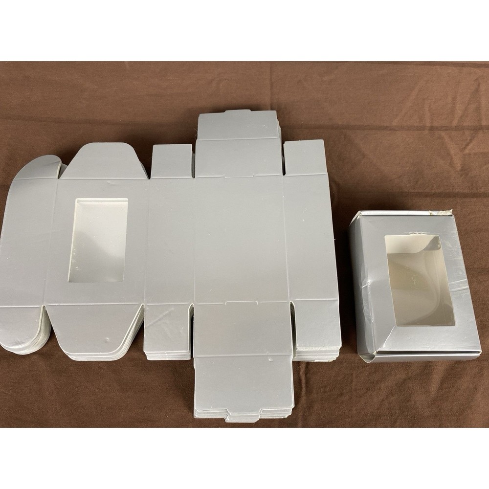 28 Pcs Silver Soap Boxes For Homemade Soap 3.5x2.4x1.2 In